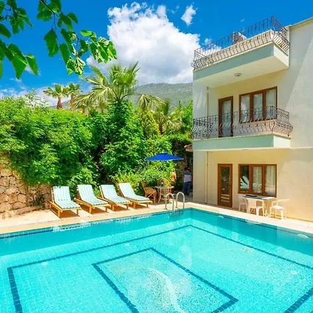 Sea View With Private Pool Rose Kalkan Id:406